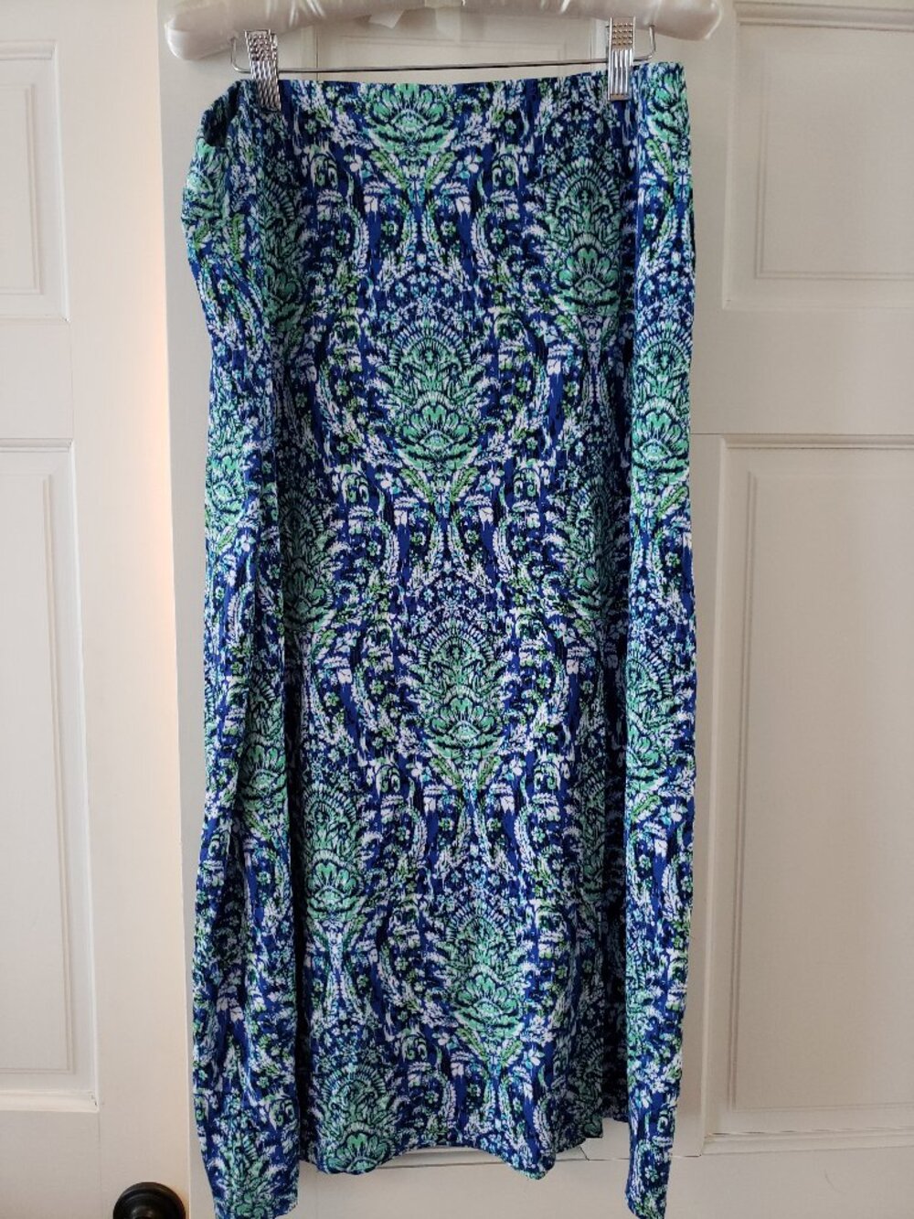 J Jill A line print skirt